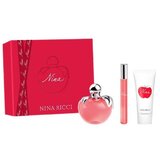 Nina Ricci Nina Подаръчен комплект, Тоалетна вода 80ml + Мляко за тяло 75ml + roll-on Тоалетна вода 10ml
