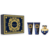 Versace Dylan Blue pour Femme Подаръчен комплект, Парфюмна вода 50ml + Мляко за тяло 50ml + Душ гел 50ml