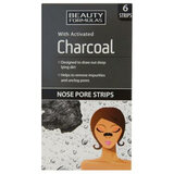 Почистващи ленти за нос с активен въглен Charcoal (Nose Pore Strips) 6 бр.