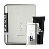 Carolina Herrera 212 VIP Men Подаръчен комплект, Тоалетна вода 100ml + душ гел 100ml (metal box)