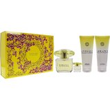 Versace Yellow Diamond Подаръчен комплект, Тоалетна вода 90ml + Мляко за тяло 100ml +Душ гел 100ml + Тоалетна вода 5ml