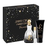 Jimmy Choo I Want Choo Forever Подаръчен комплект, Парфюмна вода 100 ml + лосион за тяло 100ml + Парфюмна вода 7.5ml 