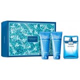 Versace Man Eau Fraiche Подаръчен комплект, Тоалетна вода 50ml + Душ гел 50ml + aftershave 50ml