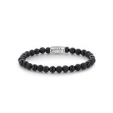 Rebel & Rose bracelet Black Rocks RR-60033-S-S ladies