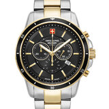 Swiss Alpine Military 7089.9147 Chronograph Mens Watch 44mm 10ATM