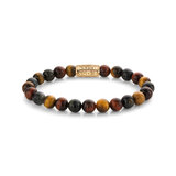 Rebel & Rose Bracelet Who's afraid of the Tiger RR-80088-G-L mens