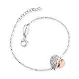 Angelcaller Bracelet ERB-LILHEARTWING-BIR Heart Wings Ladies
