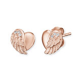 Engelsrufer Ear Studs Heart Wings ERE-LILHEARTWING-STR