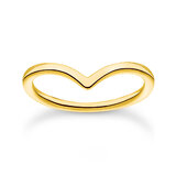 Thomas Sabo Ladies Ring TR2393-413-39-52 V-shape size 52