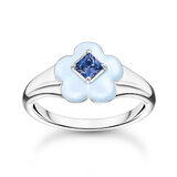 Thomas Sabo Ladies Ring TR2433-496-1-54 Flower size 54