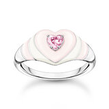 Thomas Sabo Ladies Ring TR2435-041-9-54 heart size 54
