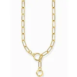 Thomas Sabo KE2192-414-14 Ladies link necklace with two ring clasps, adjustable