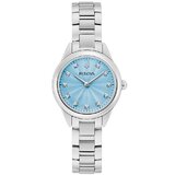 Bulova 96P250 Ladies Watch Sutton 28mm 3ATM