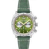 Spinnaker SP-5068-06 Mens Watch Hull Chronograph Shire Green 42mm 10ATM