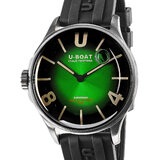 U-Boat 9502/A Darkmoon Green SS Soleil Mens Watch 40mm 5ATM
