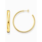 Thomas Sabo CR641-413-39 Gold-plated hoop earrings Chunky 50 mm 