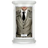 Kringle Candle Grey голяма ароматизирана свещ с 2 фитила (624 g)