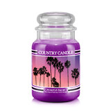 Country Candle Purple Palm голяма ароматизирана свещ с 2 фитила (652 g)