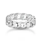 Thomas Sabo TR2500-051-14-56 Ring - Kettenglieder weiße Steine silber Damen