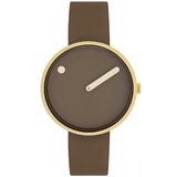 Picto 34001-4614G Mocha Brown 34mm 5ATM 