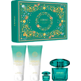 Versace Crystal Emerald Подаръчен комплект, Eau de parfum 90ml + Eau de parfum 5ml + Body lotion 100ml + Shower gel 100ml