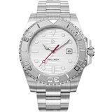 Paul Rich PR-46709 Mens Watch Crystal Bay Arctic Shore Silver White 40mm 5ATM 