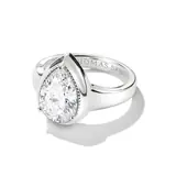 Thomas Sabo TR2522-051-14-56 Ring with White Teardrop-Shaped Cubic Zirconia Elyndra for Women