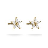 Thomas Sabo H2376-M01-14 Flower Stud Earrings Gold-Plated Women