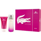 Lacoste Touch of Pink Подаръчен комплект, Тоалетна вода 90ml + Мляко за тяло 150ml