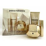 Paco Rabanne Lady Million Подаръчен комплект, Парфюмна вода 80ml + Мляко за тяло 100ml + Парфюмна вода 10ml