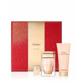 Cartier La Panthere Подаръчен комплект, Парфюмна вода 75ml + Парфюмна вода 6ml + Мляко за тяло 100ml