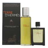 Hermes Terre D´Hermes Parfum Подаръчен комплект, Парфюмна вода náplň 125ml + Парфюмна вода plnitelný 30ml
