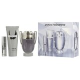 Paco Rabanne Invictus Подаръчен комплект, Тоалетна вода 100ml + Тоалетна вода 10ml + Душ гел 100ml 