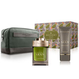 Bvlgari Man Wood Essence Подаръчен комплект, Парфюмна вода 100ml + Афтършейв балсам 100ml + taška