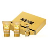 Moschino Fresh Gold Couture Подаръчен комплект, Парфюмна вода 5ml + Душ гел 25ml + Мляко за тяло 25ml