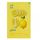 Тонизираща памучна маска Lemon (Pure Essence Mask Sheet) 20 мл