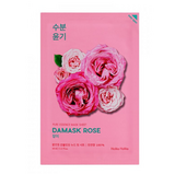 Омекотяваща памучна маска с екстракт от дамаска роза Damask Rose (Pure Essence Mask Sheet) 20 мл