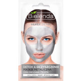 Detox ikační почистваща маска за мазна и комбинирана кожа Silver Detox (Detox ifying Face Mask) 8 г