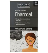 Почистващи ленти за нос с активен въглен Charcoal (Nose Pore Strips) 6 бр.