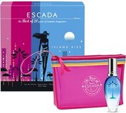 Escada Island Kiss Подаръчен комплект, Тоалетна вода 30ml + kozmetická taška