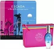 Escada Island Kiss Подаръчен комплект, Тоалетна вода 30ml + козметична чанта