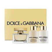 Dolce & Gabbana The One Подаръчен комплект, Парфюмна вода 75ml + Душ гел 100ml + Мляко за тяло 100ml