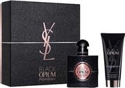 Yves Saint Laurent Opium Black Подаръчен комплект, Парфюмна вода 30ml + Мляко за тяло 50ml