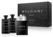 Bvlgari Man Black Cologne Подаръчен комплект, Тоалетна вода 100ml + Лосион за след бръснене 75ml + Душ гел 75ml+ козметична чанта