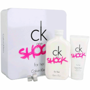 Calvin Klein CK One Shock for Her Подаръчен комплект, Тоалетна вода 200ml + Мляко за тяло 100ml