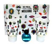 Moschino So Real Cheap & Chic Подаръчен комплект, Тоалетна вода 4.9ml + Душ гел 25ml + Мляко за тяло 25ml