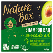 Твърд шампоан за възстановяване на косата и контрол на раздвоените върхове с авокадово олио (Shampoo Bar) 85 г