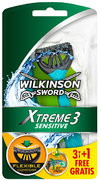 Еднократна самобръсначка за мъже Wilkinson Xtreme3 Sensitive 4 броя