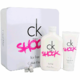 Calvin Klein CK One Shock for Her Подаръчен комплект, Тоалетна вода 200ml + Мляко за тяло 100ml