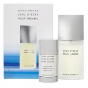 Issey Miyake L`Eau D`Issey pour Homme Подаръчен комплект, Тоалетна вода 75ml + deostick 75ml (Travel set)